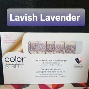 Color Street Lavish Lavender (clear overlay)